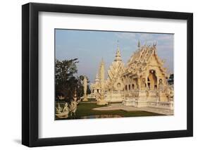 The White Temple (Wat Rong Khun), Ban Rong Khun, Chiang Mai, Thailand, Southeast Asia, Asia-Jochen Schlenker-Framed Photographic Print