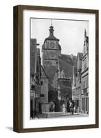 The White Tower, Rothenburg Ob Der Tauber, Bavaria, 1908-1909-George E Brown-Framed Giclee Print