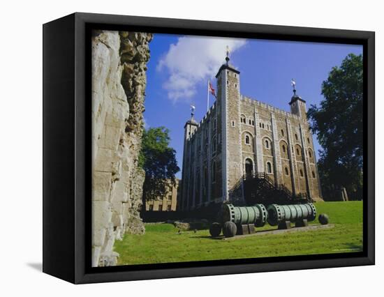 The White Tower, Tower of London, London, England, UK-Walter Rawlings-Framed Stretched Canvas