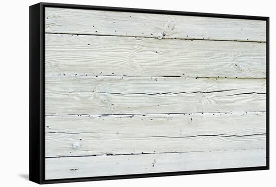 The White Wood Texture with Natural Patterns Background-Madredus-Framed Stretched Canvas