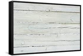 The White Wood Texture with Natural Patterns Background-Madredus-Framed Stretched Canvas