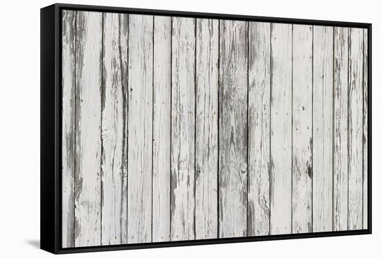 The White Wood Texture with Natural Patterns Background-Madredus-Framed Stretched Canvas