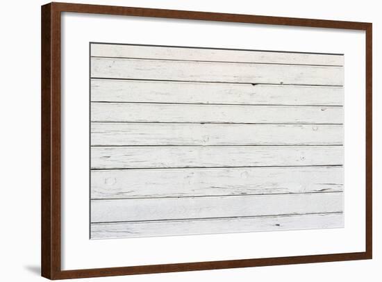 The White Wood Texture with Natural Patterns Background-Madredus-Framed Photographic Print