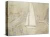 The White Yacht in Monte Carlo-Christopher Wood-Stretched Canvas