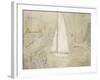 The White Yacht in Monte Carlo-Christopher Wood-Framed Giclee Print