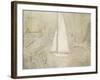 The White Yacht in Monte Carlo-Christopher Wood-Framed Giclee Print