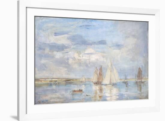 The White Yacht-Philip Wilson Steer-Framed Giclee Print