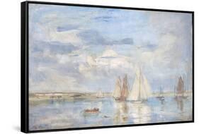 The White Yacht-Philip Wilson Steer-Framed Stretched Canvas