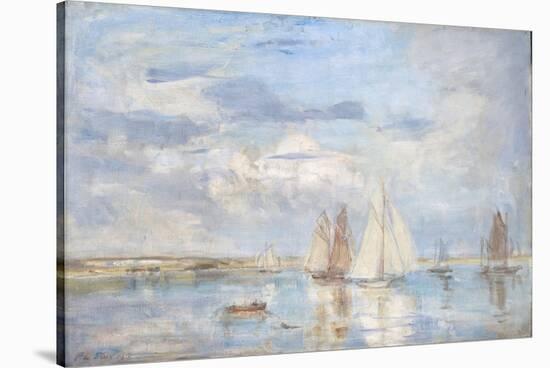 The White Yacht-Philip Wilson Steer-Stretched Canvas