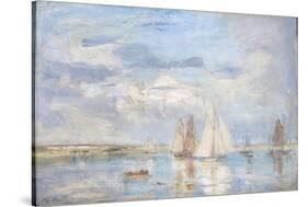 The White Yacht-Philip Wilson Steer-Stretched Canvas