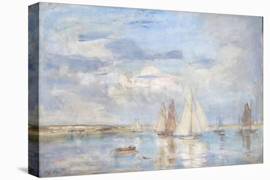 The White Yacht-Philip Wilson Steer-Stretched Canvas