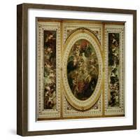 The Whitehall Ceiling: the Apotheosis of James I 1632-34-Peter Paul Rubens-Framed Giclee Print