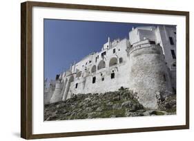 The Whitewashed City Wall, Including a Defensive Tower, in the White City (Citta Bianca)-Stuart Forster-Framed Photographic Print