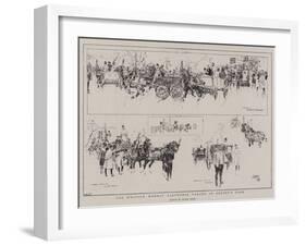 The Whitsun Monday Carthorse Parade in Regent's Park-Frank Craig-Framed Giclee Print