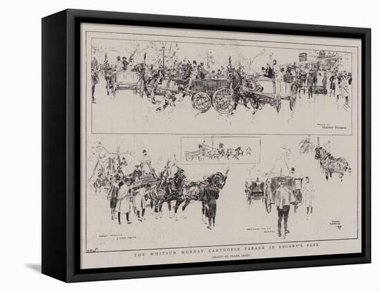 The Whitsun Monday Carthorse Parade in Regent's Park-Frank Craig-Framed Stretched Canvas