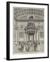 The Whittington Club, New Decoration of the Ball-Room-null-Framed Giclee Print