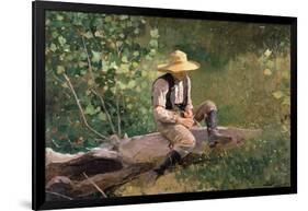 The Whittling Boy, 1873-Winslow Homer-Framed Giclee Print