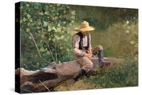The Whittling Boy, 1873-Winslow Homer-Stretched Canvas
