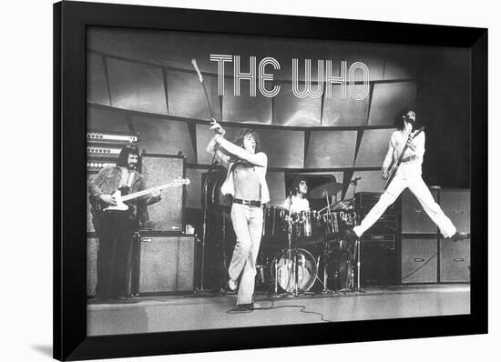 The Who Live on Stage Music Poster Print-null-Framed Poster