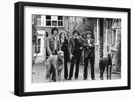 The Who, with Dogs-Associated Newspapers-Framed Photo