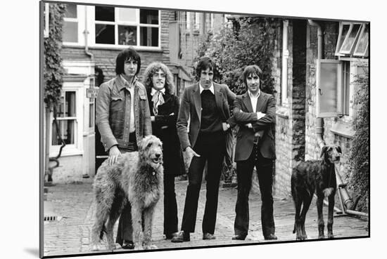 The Who, with Dogs-Associated Newspapers-Mounted Photo