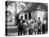 The Whole Black Family at the Hermitage, Savannah, Ga.-null-Stretched Canvas