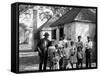 The Whole Black Family at the Hermitage, Savannah, Ga.-null-Framed Stretched Canvas