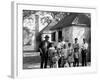 The Whole Black Family at the Hermitage, Savannah, Ga.-null-Framed Photo