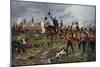 "The Whole Line Will Advance", the Battle of Waterloo-Edgar Alfred Holloway-Mounted Giclee Print