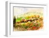 The Whole Mountainside is Ablaze in Colorful Autumn Leaves, Glorious Autumn in Yatsugatake-Kenji Fujimura-Framed Art Print