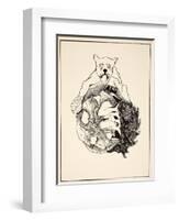 The Whole Story of the Jaguar and the Hedgehog and the Tortoise and the Armadillo All in a Heap-Rudyard Kipling-Framed Giclee Print