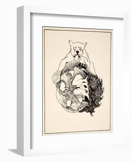 The Whole Story of the Jaguar and the Hedgehog and the Tortoise and the Armadillo All in a Heap-Rudyard Kipling-Framed Giclee Print