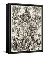 The Whore of Babylon-Albrecht Dürer-Framed Stretched Canvas