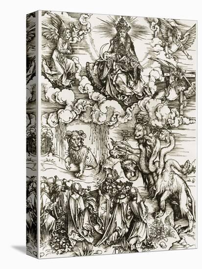 The Whore of Babylon-Albrecht Dürer-Stretched Canvas