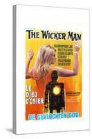 The Wicker Man, (aka Le Dieu D'osier), Belgian poster, 1973-null-Stretched Canvas