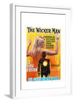 The Wicker Man, (aka Le Dieu D'osier), Belgian poster, 1973-null-Framed Art Print