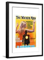 The Wicker Man, (aka Le Dieu D'osier), Belgian poster, 1973-null-Framed Art Print