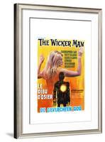 The Wicker Man, (aka Le Dieu D'osier), Belgian poster, 1973-null-Framed Art Print