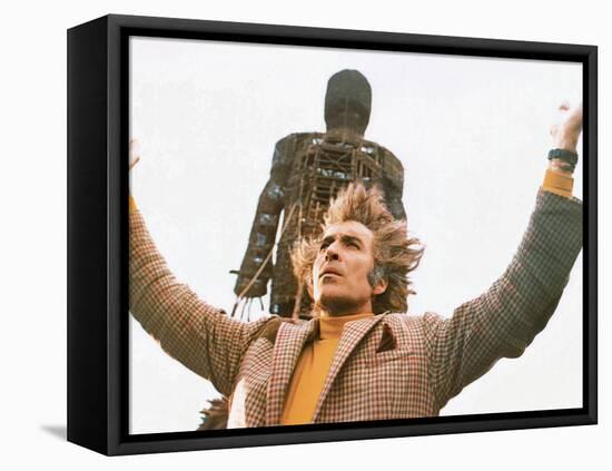 The Wicker Man, Christopher Lee, 1973-null-Framed Stretched Canvas