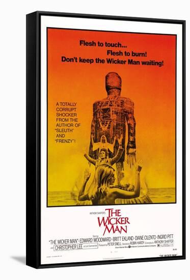 The Wicker Man, Diane Cilento, Christopher Lee, Britt Ekland, 1973-null-Framed Stretched Canvas