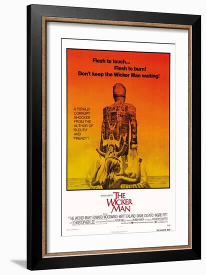 The Wicker Man, Diane Cilento, Christopher Lee, Britt Ekland, 1973-null-Framed Art Print