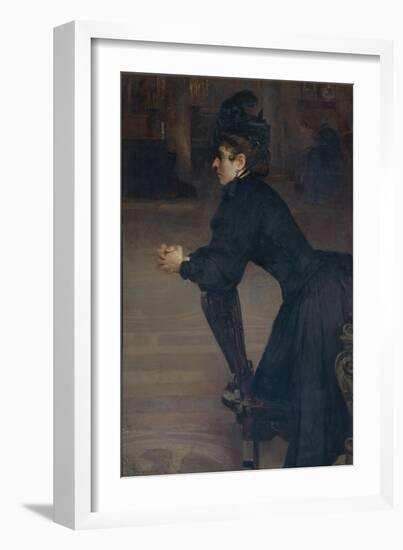 The Widow by Giovanni Zangrando-null-Framed Giclee Print