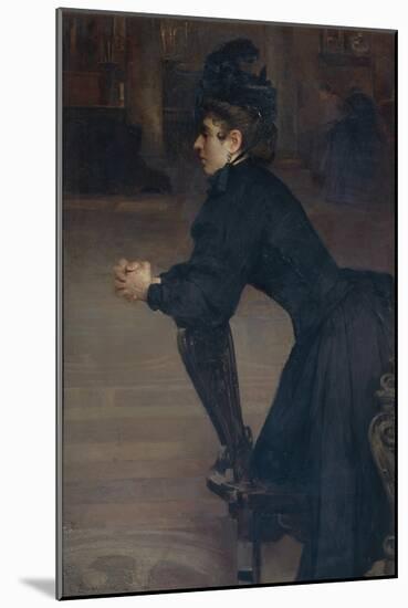 The Widow by Giovanni Zangrando-null-Mounted Giclee Print