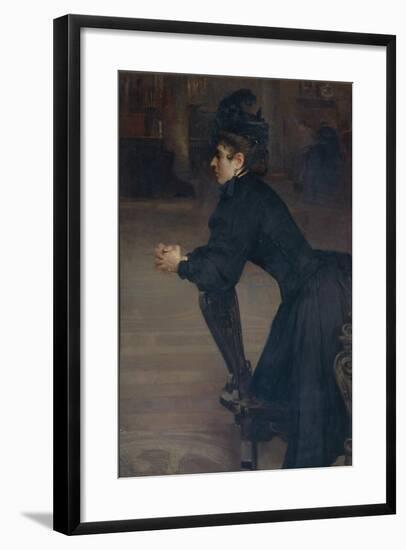 The Widow by Giovanni Zangrando-null-Framed Giclee Print