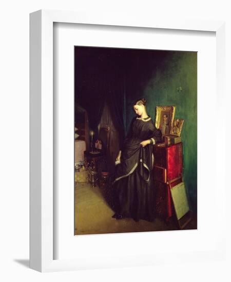 The Widow, c.1850-Pavel Andreevich Fedotov-Framed Premium Giclee Print