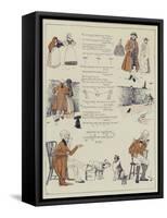 The Widow Malone-Cecil Aldin-Framed Stretched Canvas