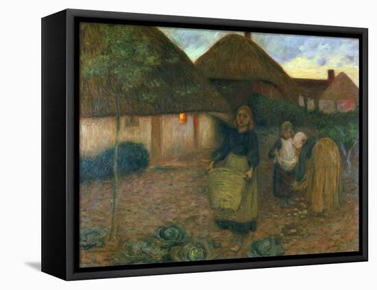 The Widow's Acre, C.1900-Edward Stott-Framed Stretched Canvas