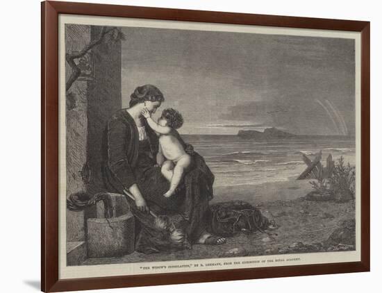 The Widow's Consolation-null-Framed Giclee Print