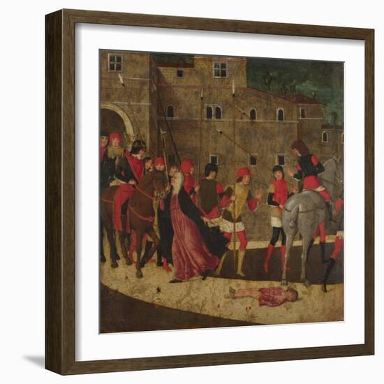 The Widow's Petition, Between 1475 and 1500-null-Framed Giclee Print