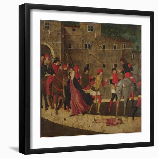 The Widow's Petition, Between 1475 and 1500-null-Framed Giclee Print